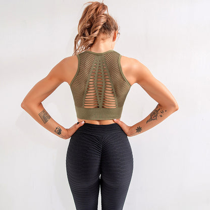Breathable Mesh Sports Top