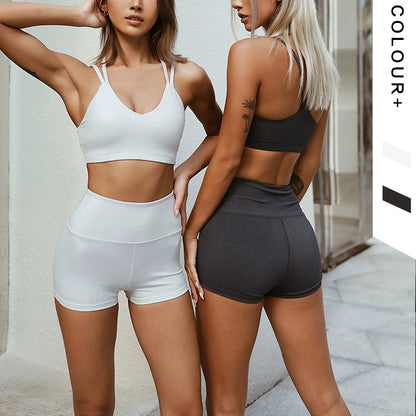 Two Pieces Sets Fitness Gym Clothing