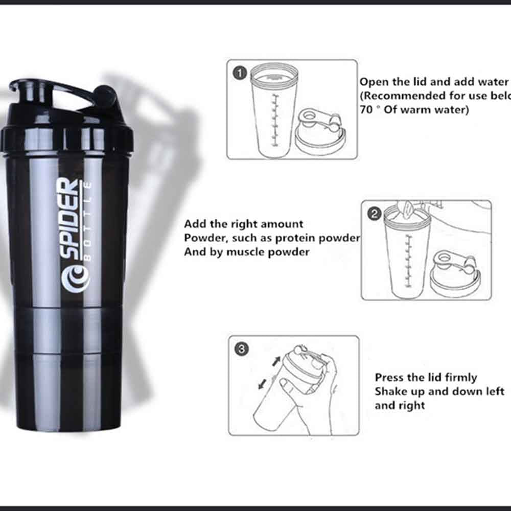 Three-layer combination shaker