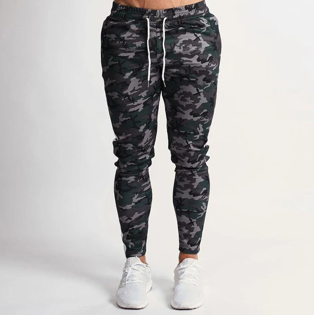 Men's camo track pants