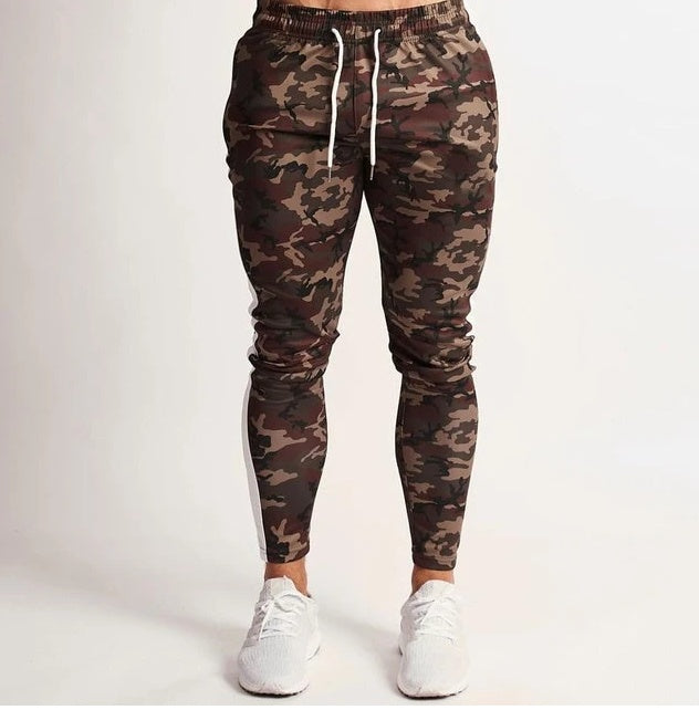 Men's camo track pants