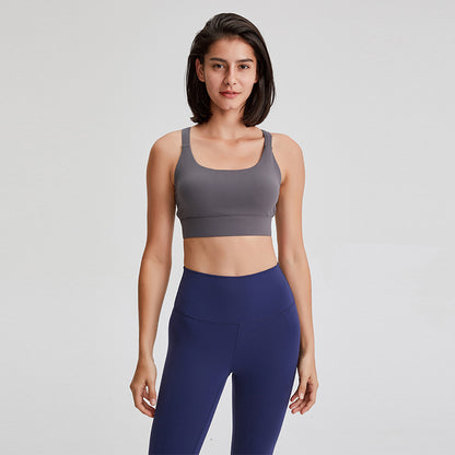 Cross Cutout Adjustable Sports Bra