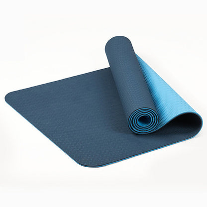 Two-color Lengthened Yoga Mat