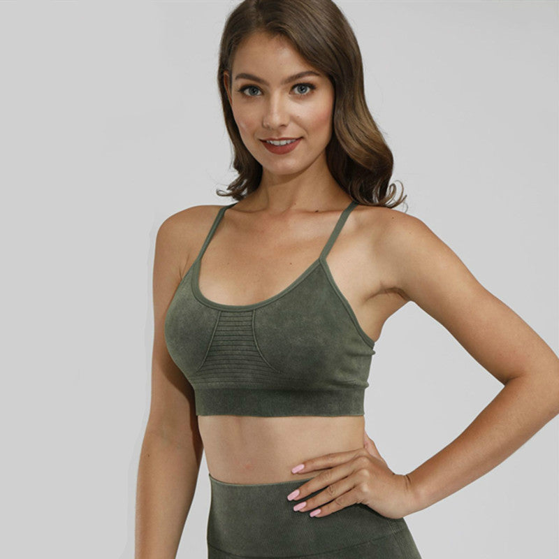 Breathable sports bra