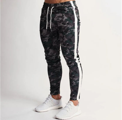 Men's camo track pants