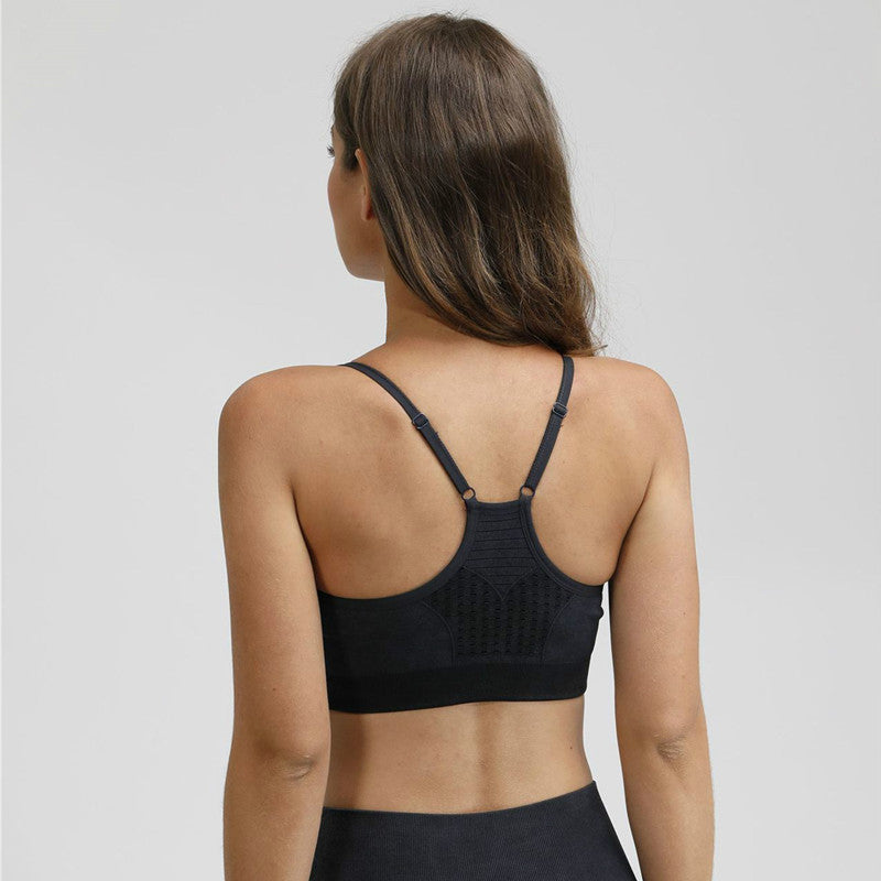 Breathable sports bra