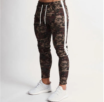 Men's camo track pants