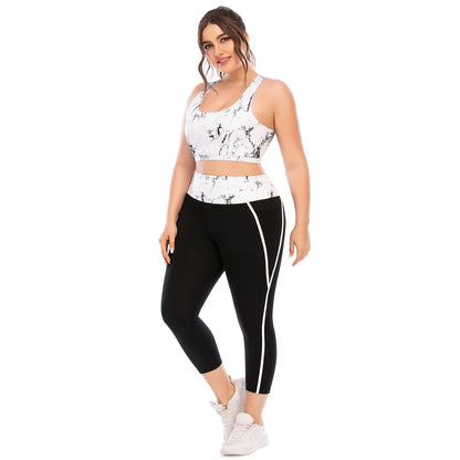 Plus Size Fitness Leggings/Bra