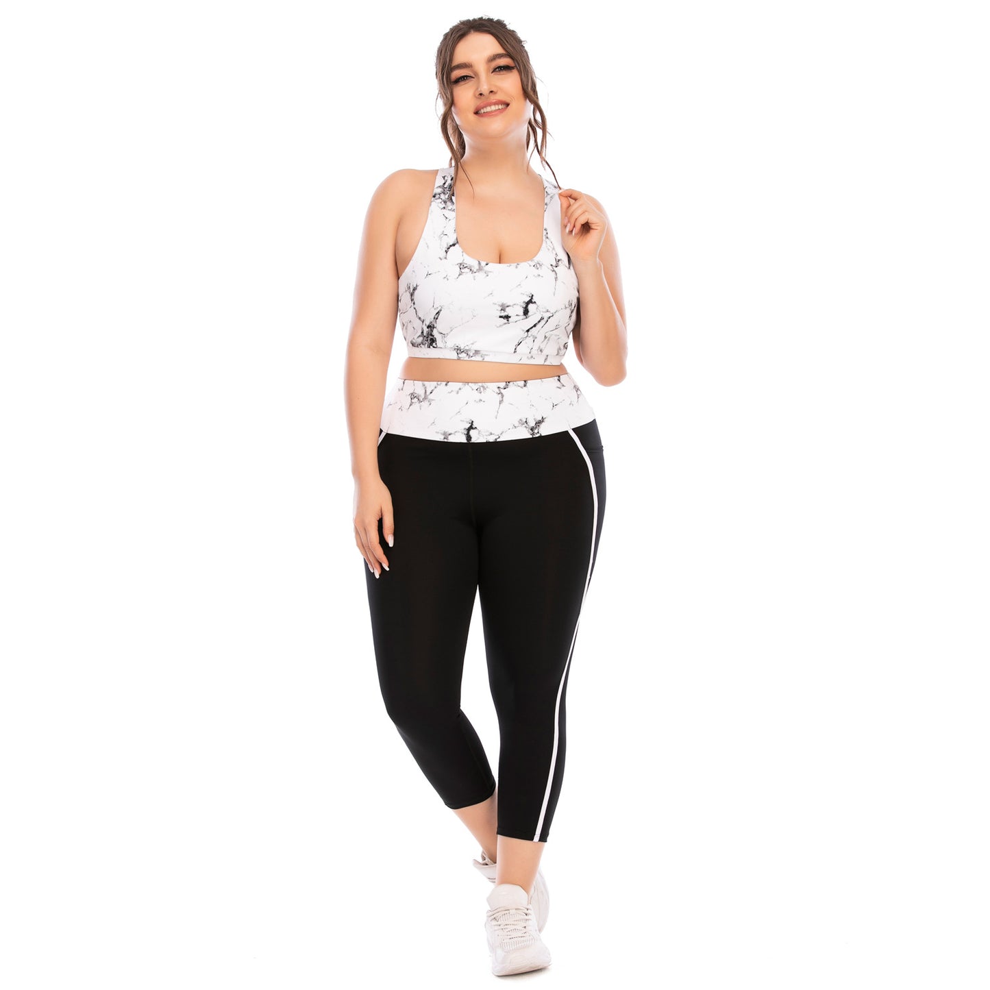 Plus Size Fitness Leggings/Bra